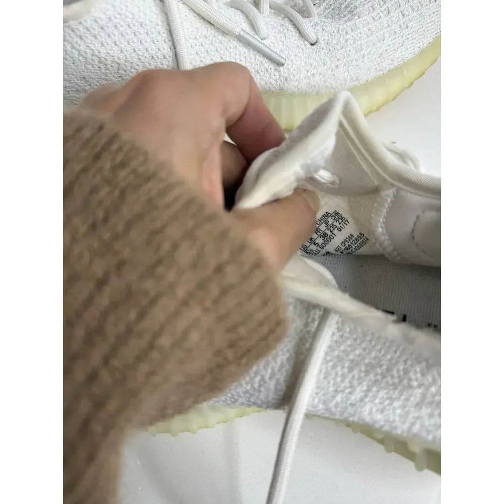 adidas Yeezy Boost 350 V2 Low Cream White Triple White Size 5.5 Men / 6.5 Women